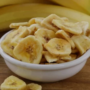Bananas desidratadas
